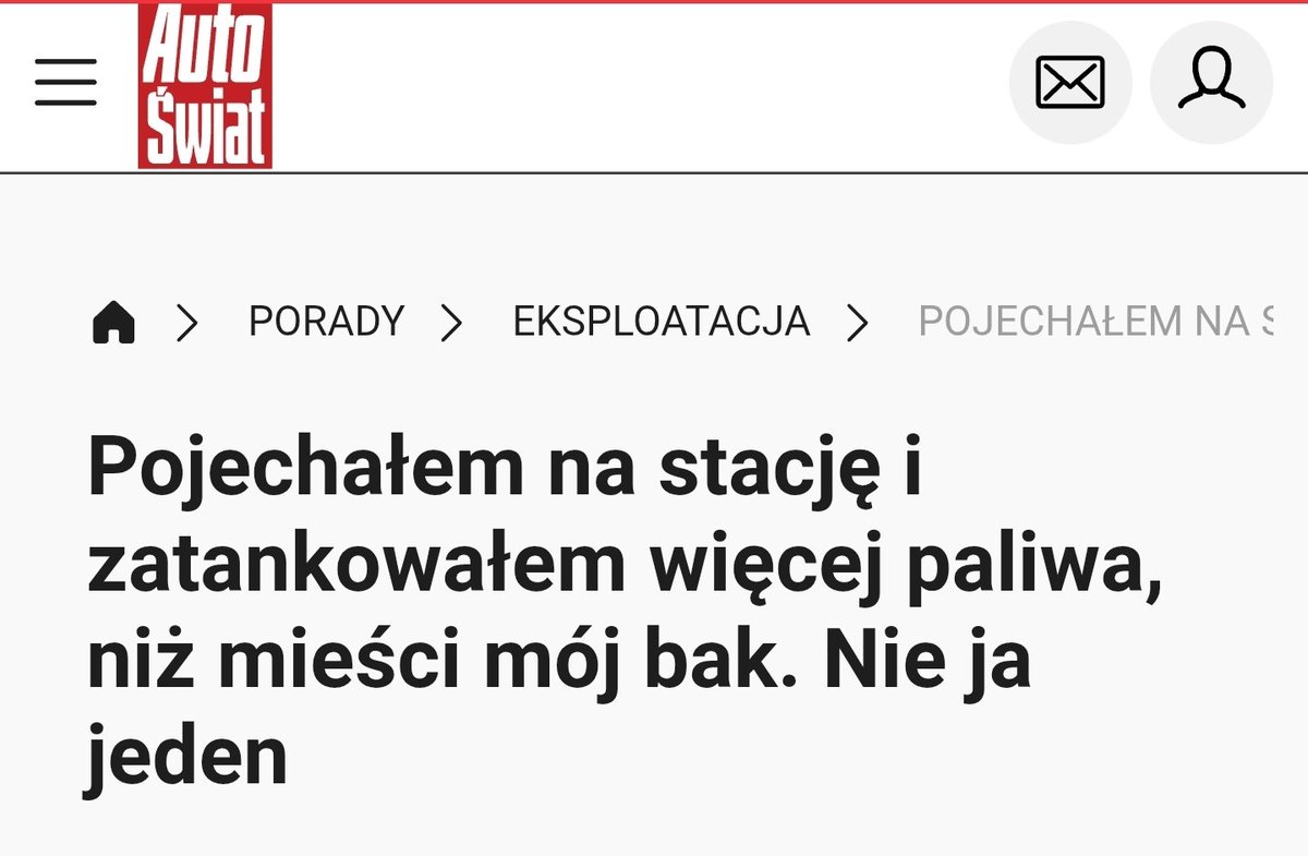 Tankowałem na ORLENIE. Nie mało, że przejeżdżałem na zbiorniku 20% km mniej to jeszcze do zbiornika zawsze wchodziło kilka litrów więcej paliwa. Jesteśmy okradani wszędzie na każdym kroku. Za PiS dokładali jeszcze 1zł do każdego litra dla ukr. czołgów...👇
auto-swiat.pl/porady/eksploa…