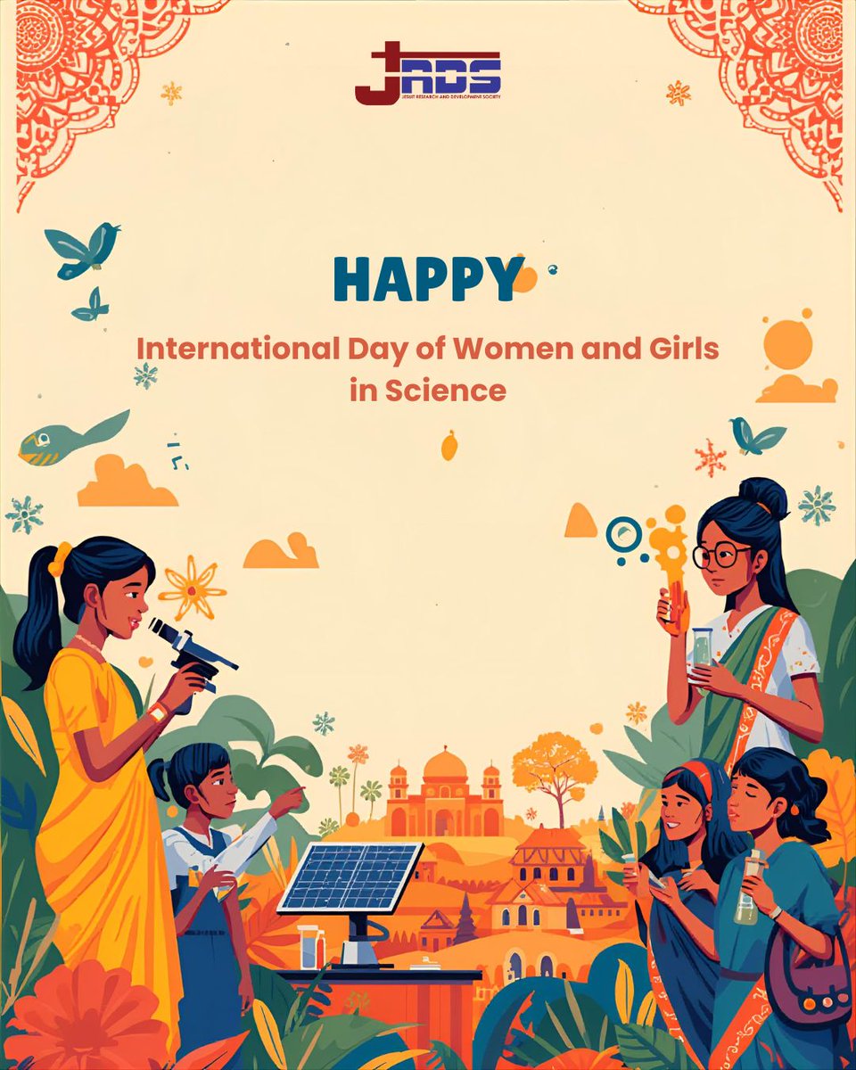 JRDS_DP's tweet photo. On this International Day of Women and Girls in Science, we stand together with our partners across India to champion equal access to STEM opportunities. https://t.co/EMLB8oUOF0