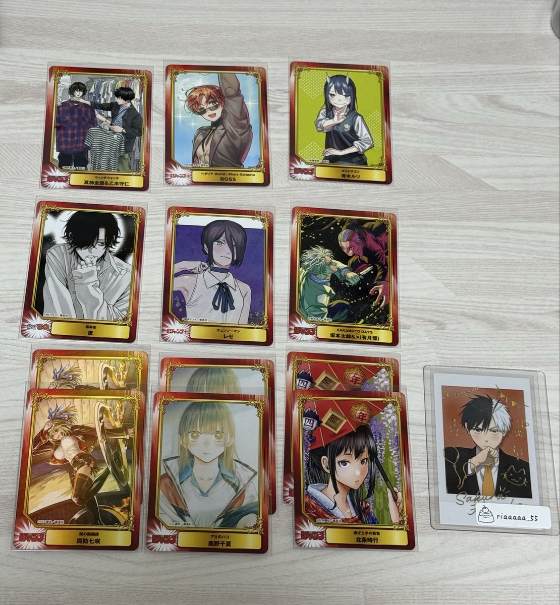 交換】 ジャンプフェア アニメイト SCFカード 極楽街 終わりのセラフ