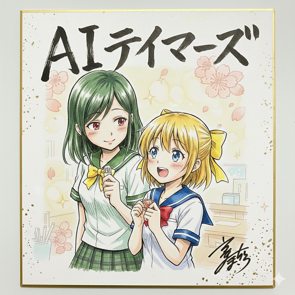 再放送。色紙風作るの楽しいよ～。英語ならshikishi+watercolorか