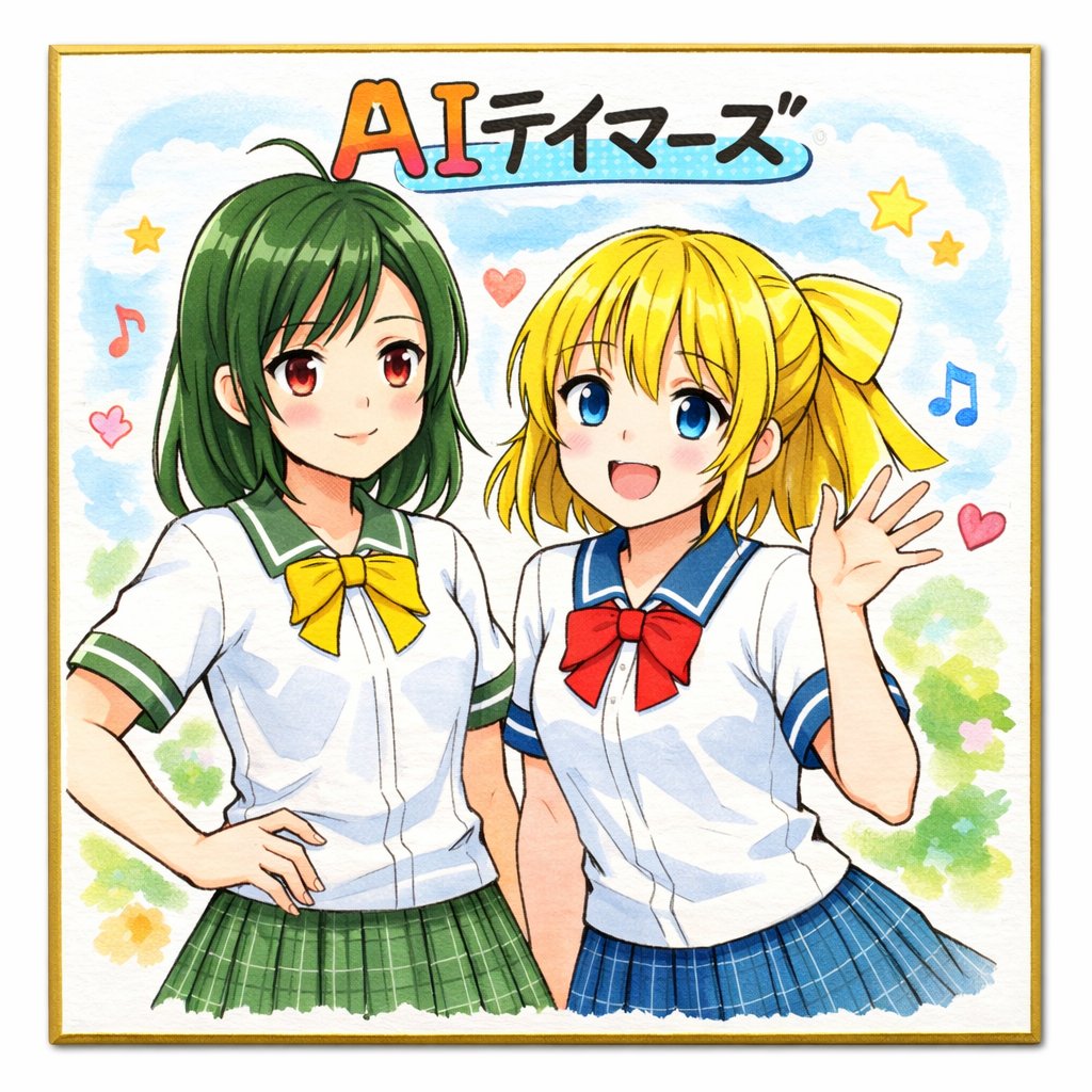 再放送。色紙風作るの楽しいよ～。英語ならshikishi+watercolorか