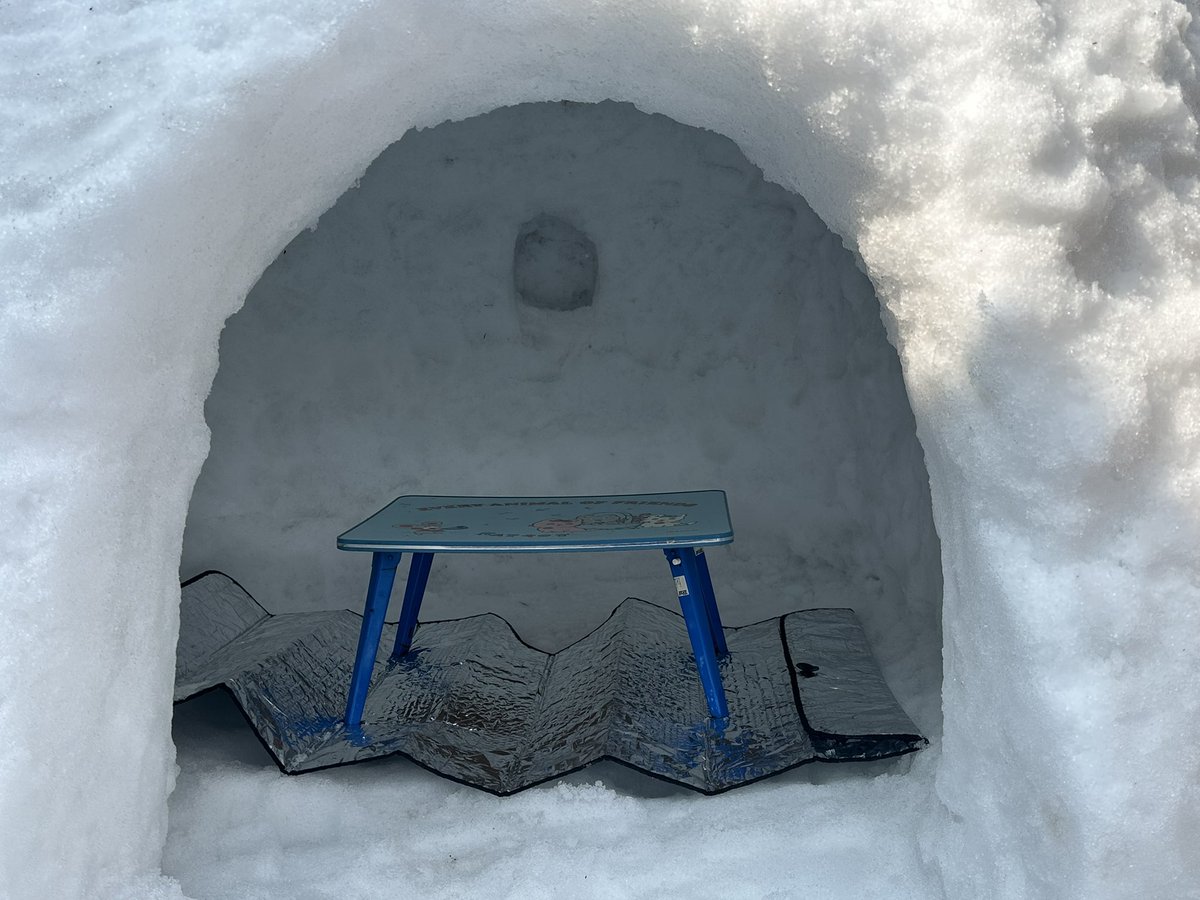 2026年のかまくら☃️ 完成しました💪 ミニバー付きWi-Fi🛜対応です