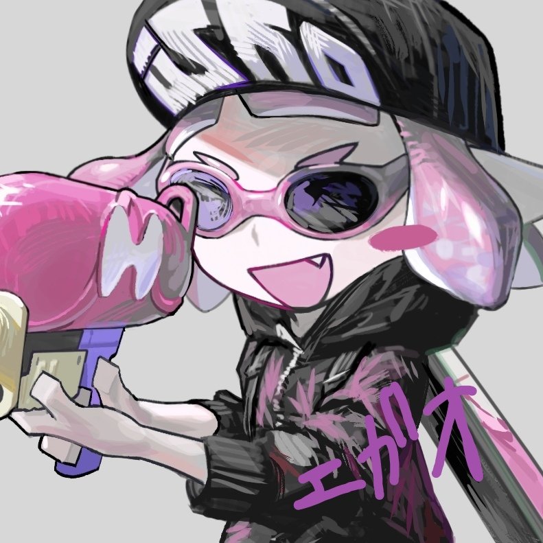 自分のいかちゃんようやく描いた👍