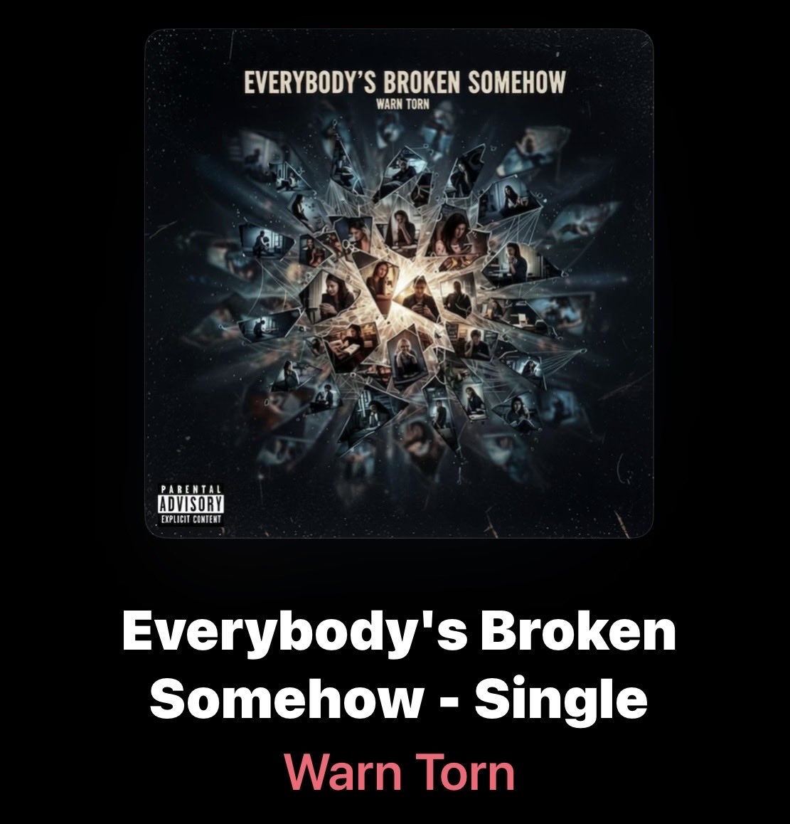 JohnDeters's tweet photo. Hello world heard another song self-explanatory we’re all broken that is true and one way or another, but we’re not alone. We all try. Travel on take care.🥰 😎 https://t.co/9JGiSDaMhn