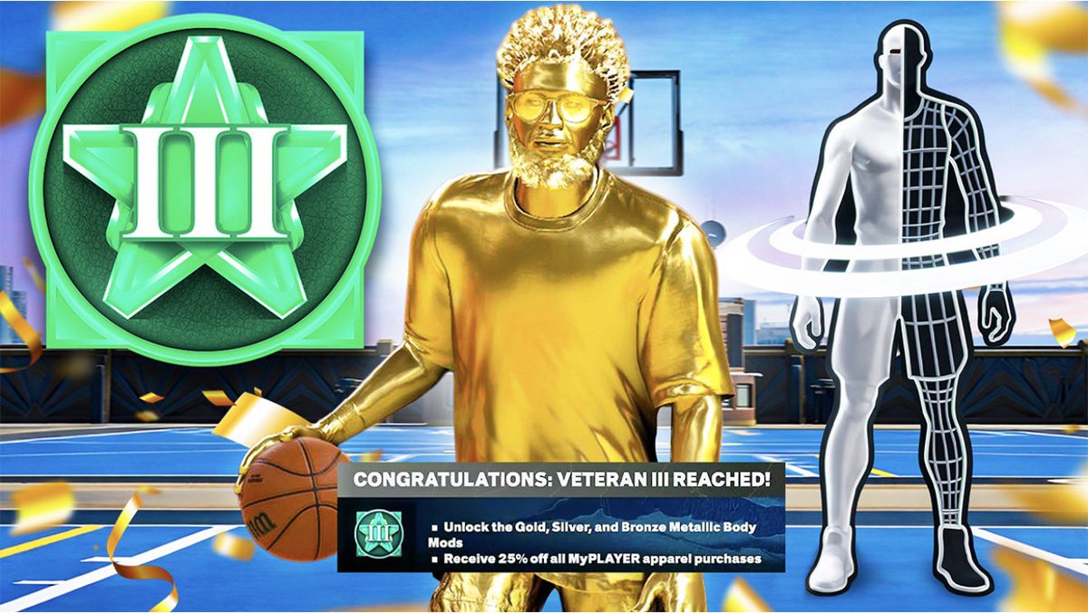 Goneoffjaden's tweet photo. I HIT VETERAN 3 IN NBA 2K26 &amp; UNLOCKED SECRET BODY MODS! https://t.co/nNsszhvSkw via @YouTube https://t.co/OmrjSASjnH