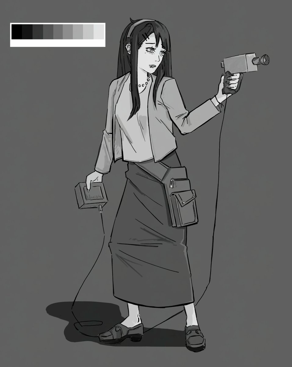 nannisita_'s tweet photo. Character I made for one of my classes, she's a girl living in 60's mexico looking for urban legends and ghosts with her camera! 
#oc https://t.co/gRX7M1L3hH