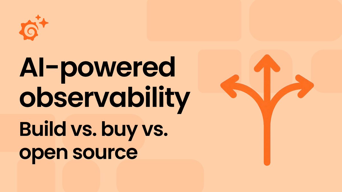 ⚡️Build vs Buy vs OSS — AI搭載オブザーバビリティの選択肢を整理する。

Grafana Assistantは90日間でユーザー数10倍に急成長。その理由は「実務で使えるAI」だから：
✅自然言語でPromQL/LogQL/TraceQLクエリを生成 → 専門知識の属人化を解消。
✅Assistant