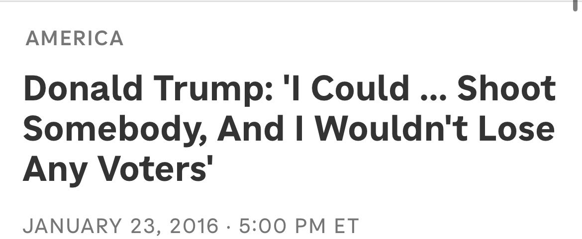 He called his shot in 2016 and haven’t missed yet