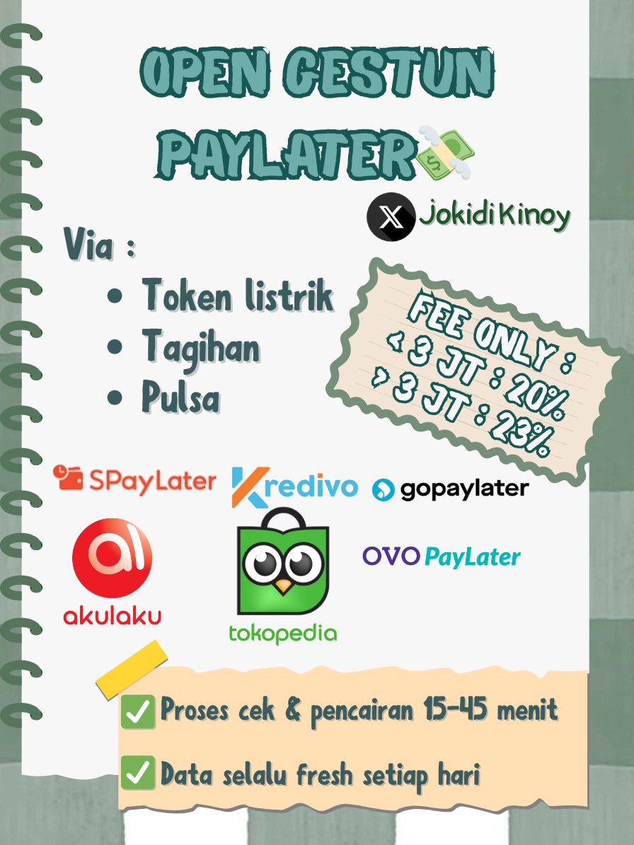 𝐤𝐢𝐧𝐨𝐲°❀.ೃ࿔ || GESTUN, APP PREM & Joki Tugas tweet media