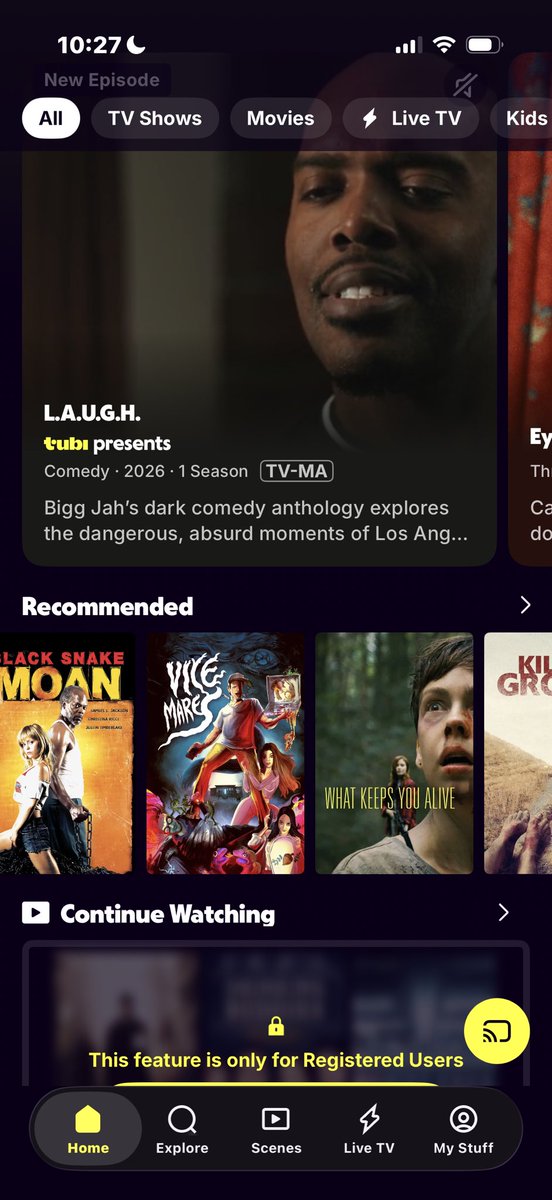 NathanGershon's tweet photo. My movie, VICEMARES is on the front page recommended list for TUBI!  I star in this insane and twisted thriller! https://t.co/Bdq2g44vup