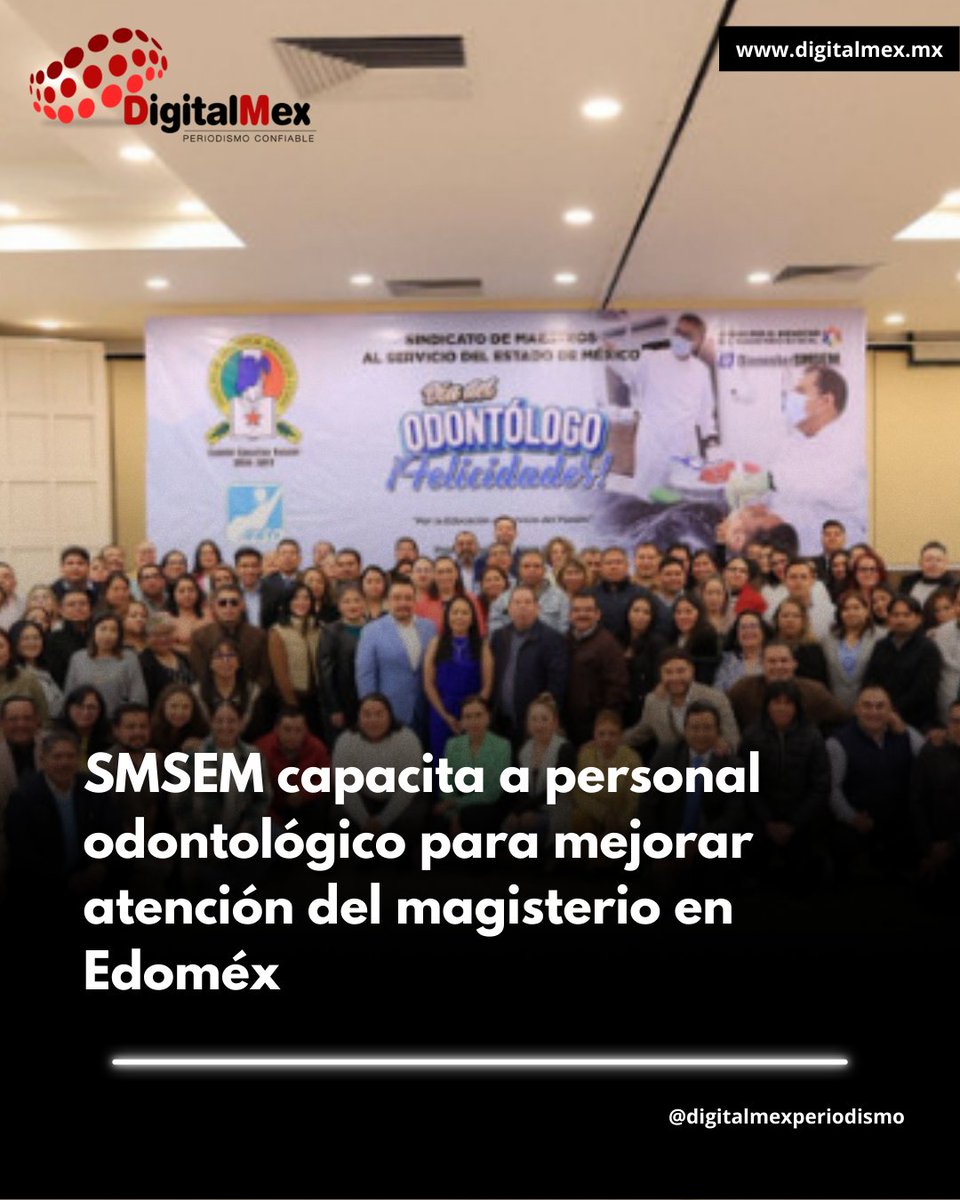 SMSEM capacita a personal odontológico para mejorar atención del magisterio en Edoméx

<a href="/SMSEMmx/">SMSEM</a>