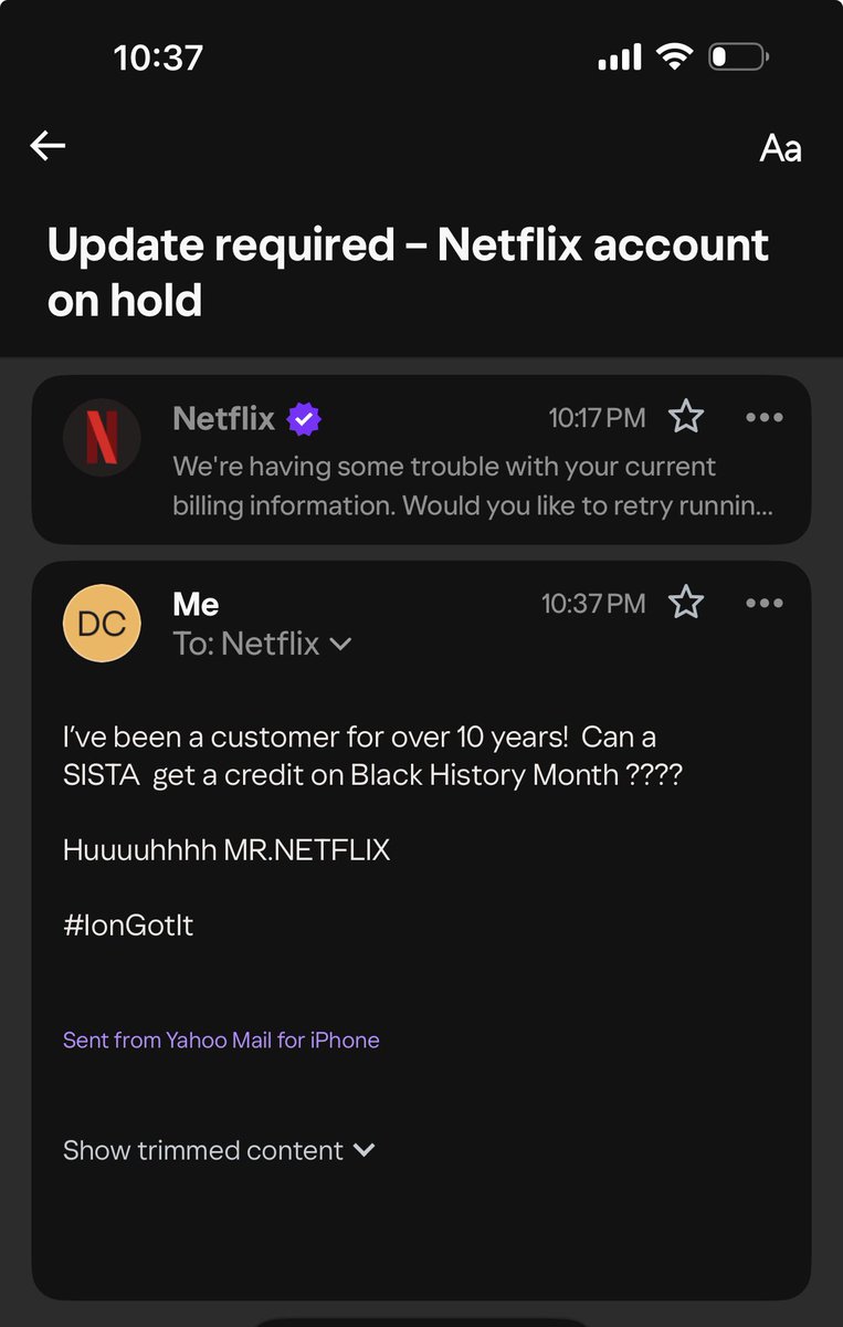 DemiLeeC's tweet photo. @netflix Let me talk to you for a second https://t.co/q5GMsOGRyp