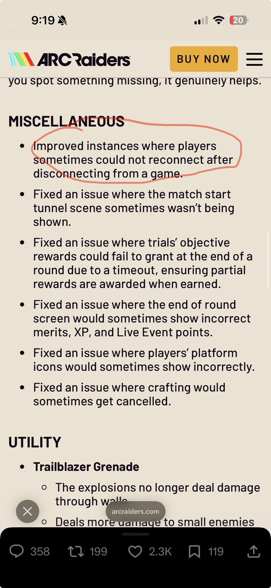Man_of_Eth's tweet photo. @embark @ARCRaidersGame 

Still can’t reconnect back to games specifically on Dam battlegrounds can’t even play that map anymore, so stupid https://t.co/Yl9sZznp8b