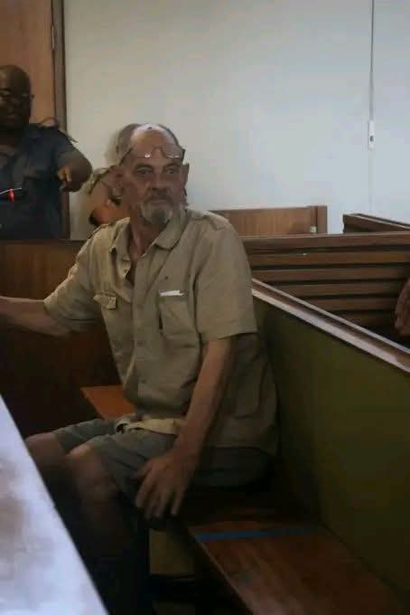 Patriot_S_A's tweet photo. Adriaan van Tonder (71) appeared at Delmas Magistrates' Court yesterday 10 February 2026 for the murder of Calvin Mothoa (33) in the alleged dispute for water on Sunday, 08 February 2026.

The case has been postponed to 17 February 2026 for the bail application. The members of the public and political parties were chanting outside in solidarity with the victim, calling for his justice.