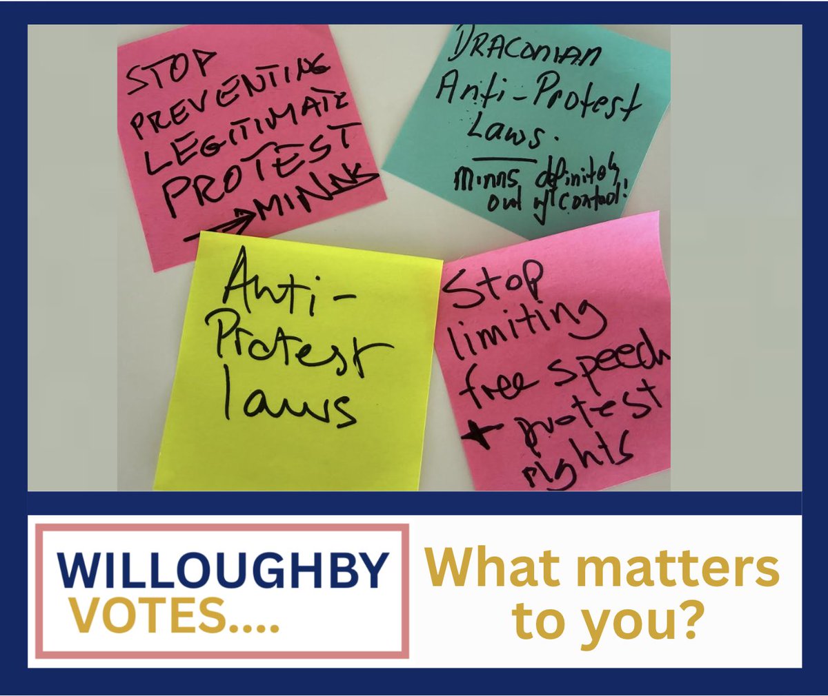 We believe our Willoughby community should decide our future, not a political party

We’re building a community-focused policy platform from the ground up &amp; need your voice

Tell us what matters to you in our short survey #auspol #nswpol #WilloughbyVotes > forms.gle/DVJwzUiLbE48Ln…