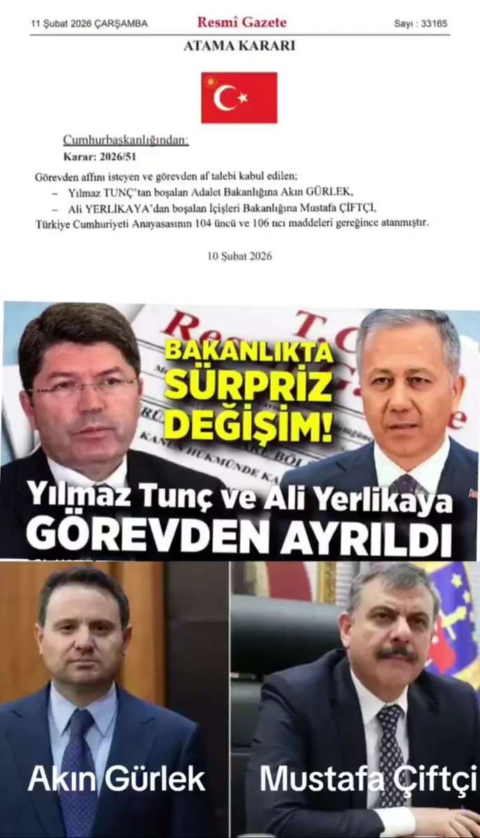 Kanımca, 24 yıla yaklaşan Akp iktidarının en önemli özelliği, her yeni atanan bakanın bir öncesinden daha kötü olması...

Tam bunlardan daha kötüsü bir daha gelmez derken, daha kötülerini yine buldular

Akın Gürlek ve Mustafa Çiftçi isimleri CHP'de büyük memnuniyetsizlik yarattı