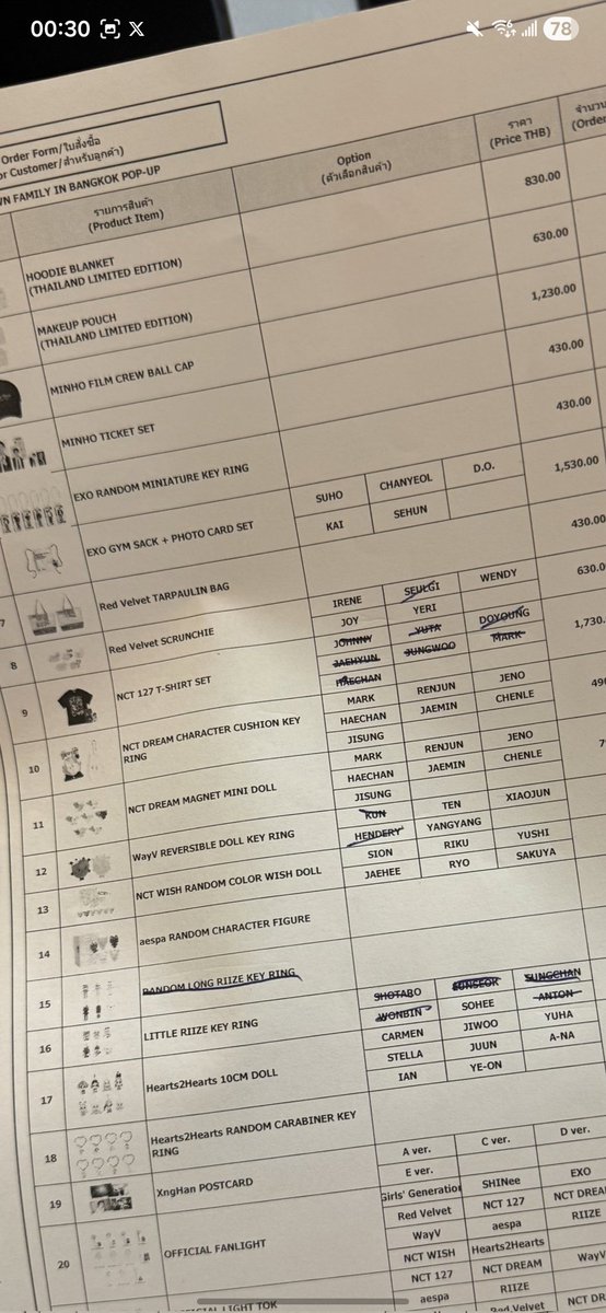 smtown pop up store in Bangkok
red velvet scrunchie
Seulgi(ggomi) version sold out the fastest🔥
#SEULGI #슬기