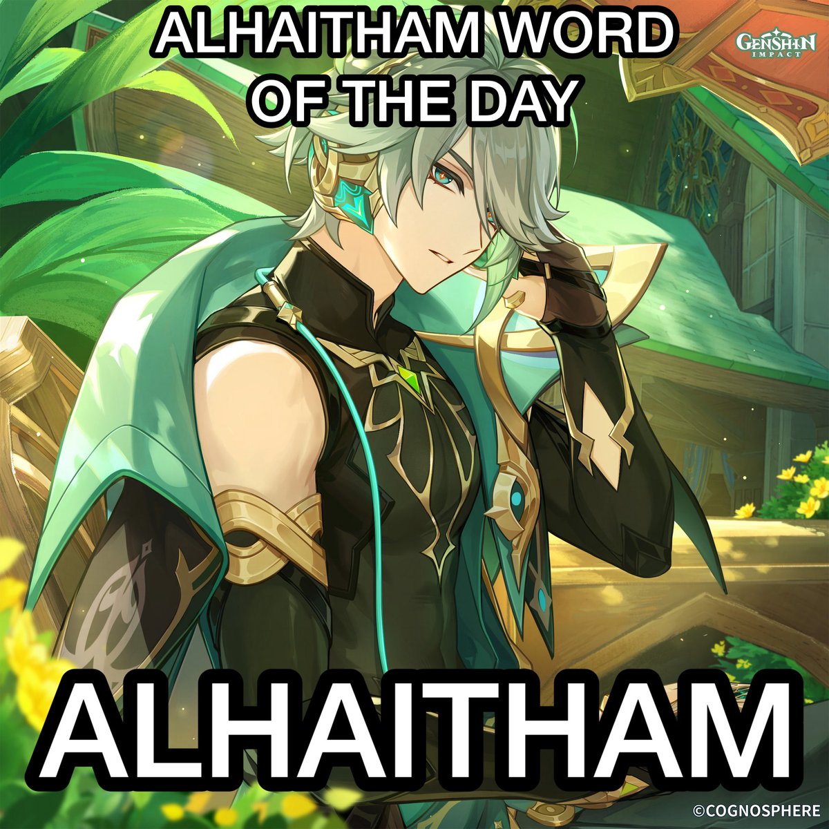 Alhaitham Word of the Day tweet media