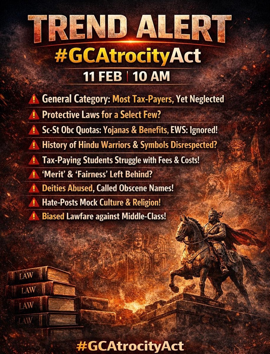 #GCAtrocityAct अभी भी समय है लिख नहीं सकते हो तो रिपोस्ट ही करदो