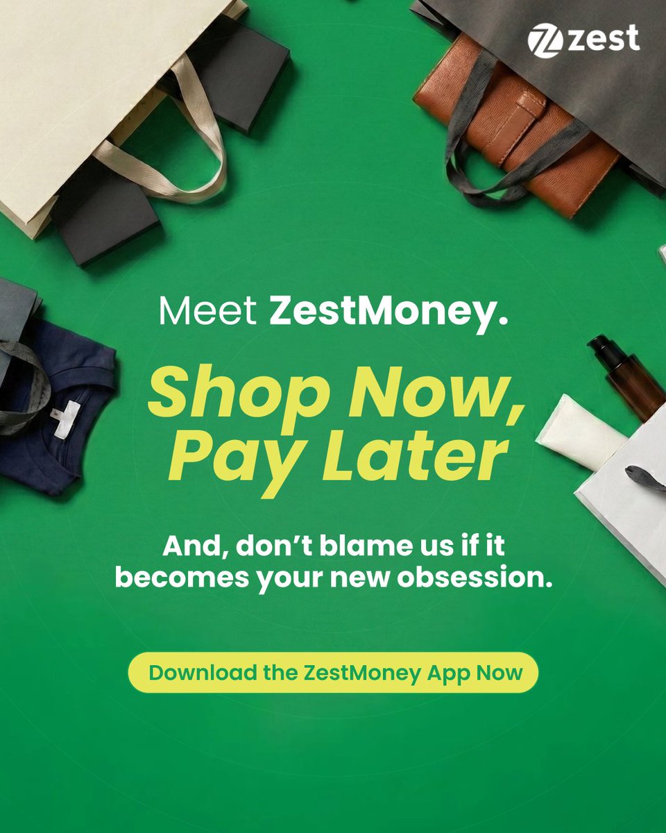 ZestMoney's tweet image. Consider this your official warning. 😎

Zesting is addictive. Shop now, thank us later. 💥

Download the ZestMoneyapp now: tinyurl.com/374xv45r

#AdjustNahiZestKaro #SmartSpending #bnpl #onlineshopping  #EMI