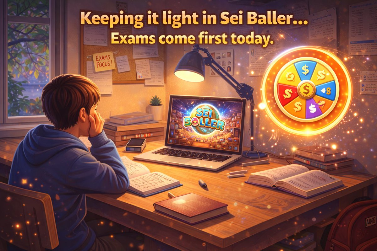 gm

Today was one of those days where real life had to come first. Exams meant no long Arena sessions, no PvP grind, and no gaming. Still, I made sure to check in on <a href="/SeiBallerOnSEI/">Sei Baller</a>, even if only briefly (yes im addicted).

I logged in, took a moment to breathe, and hit the daily