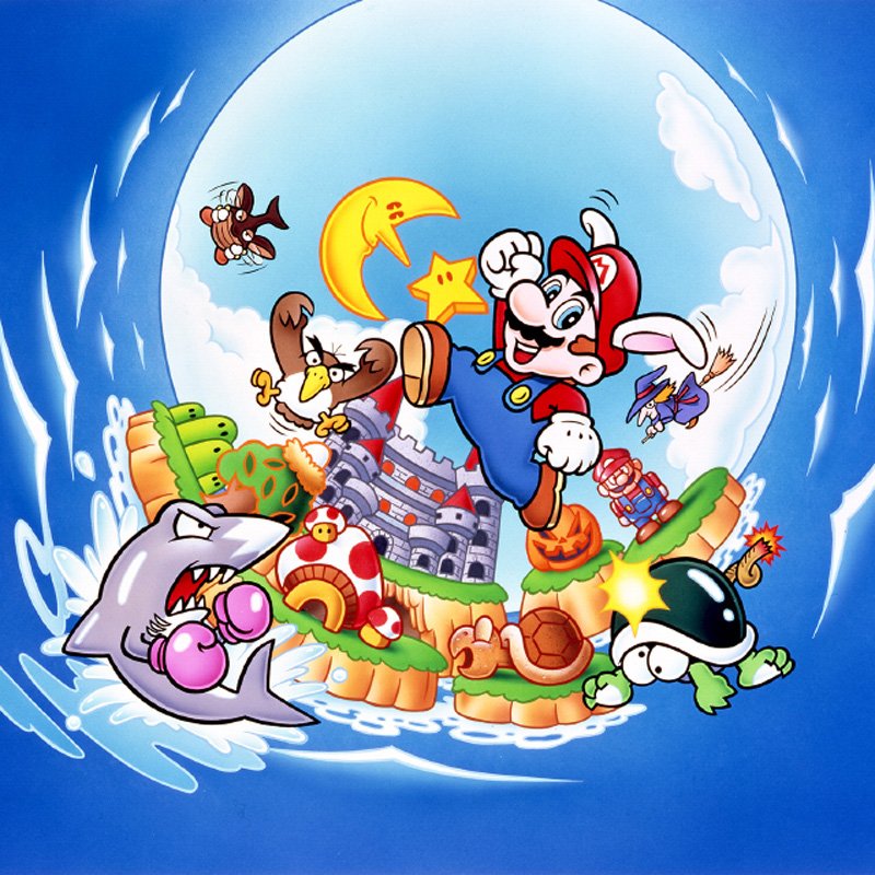 shadowplumber24's tweet photo. My favorite Mario cover art is from the Mario Land series. They're so immersive, charming, and beautiful. I rlly love when Mario gets more liberty to do more with its worldbuilding when not attached to Peach or Bowser. https://t.co/vp9G1rL4kb