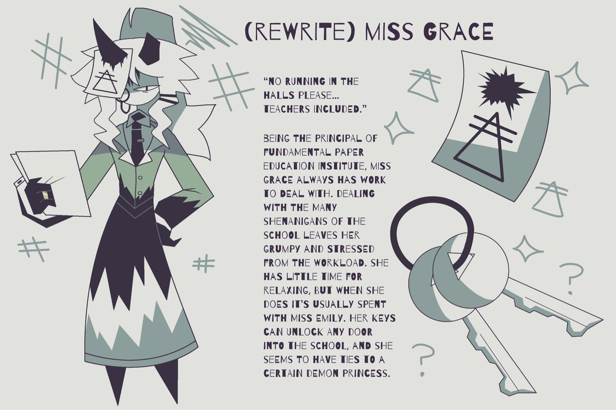 Miss Grace FPE Rewrite AU
#fpe #fundamentalpapereducation #art