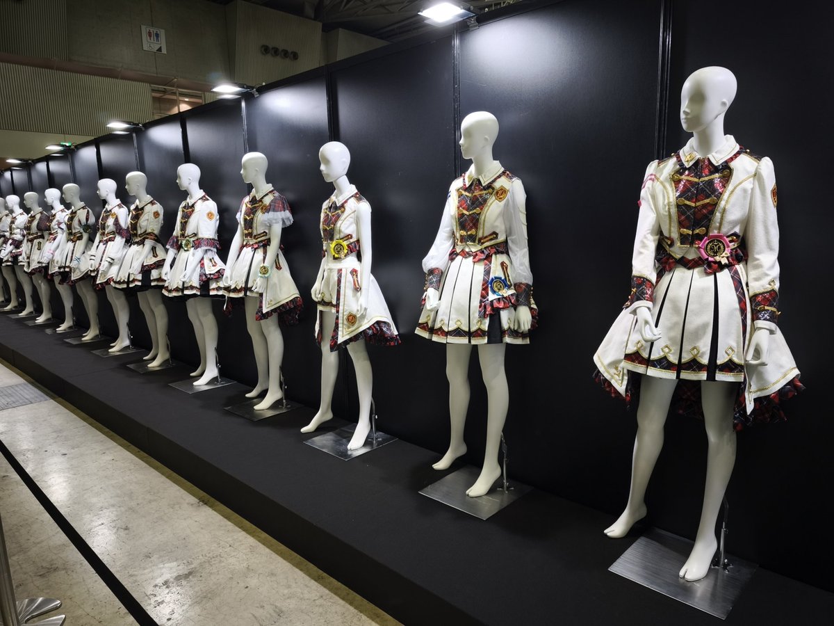 デレミリ衣装展 こちらは765プロ&ミリオンライブ！エリアの様子