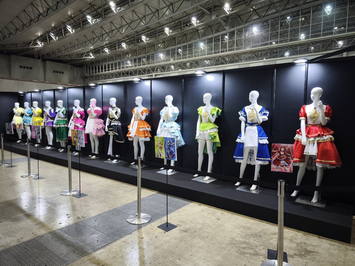 デレミリ衣装展 こちらは765プロ&ミリオンライブ！エリアの様子
