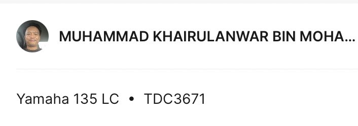 tsyzz__'s tweet photo. @GrabMY Lepasni kalau ramai2 guna COD, rider jangan marah la kalau lambat/ kena tunggu/menyusahkan, salahkan dia ⬇️ ya (salah seorang rider yang buat duit cust kena telan buta2 tanpa dapat makanan). 

Duit yang awak telan tu bukan setakat duit delivery tu je ya,tapi duit makanan jugak. https://t.co/B1UZQCpnEd