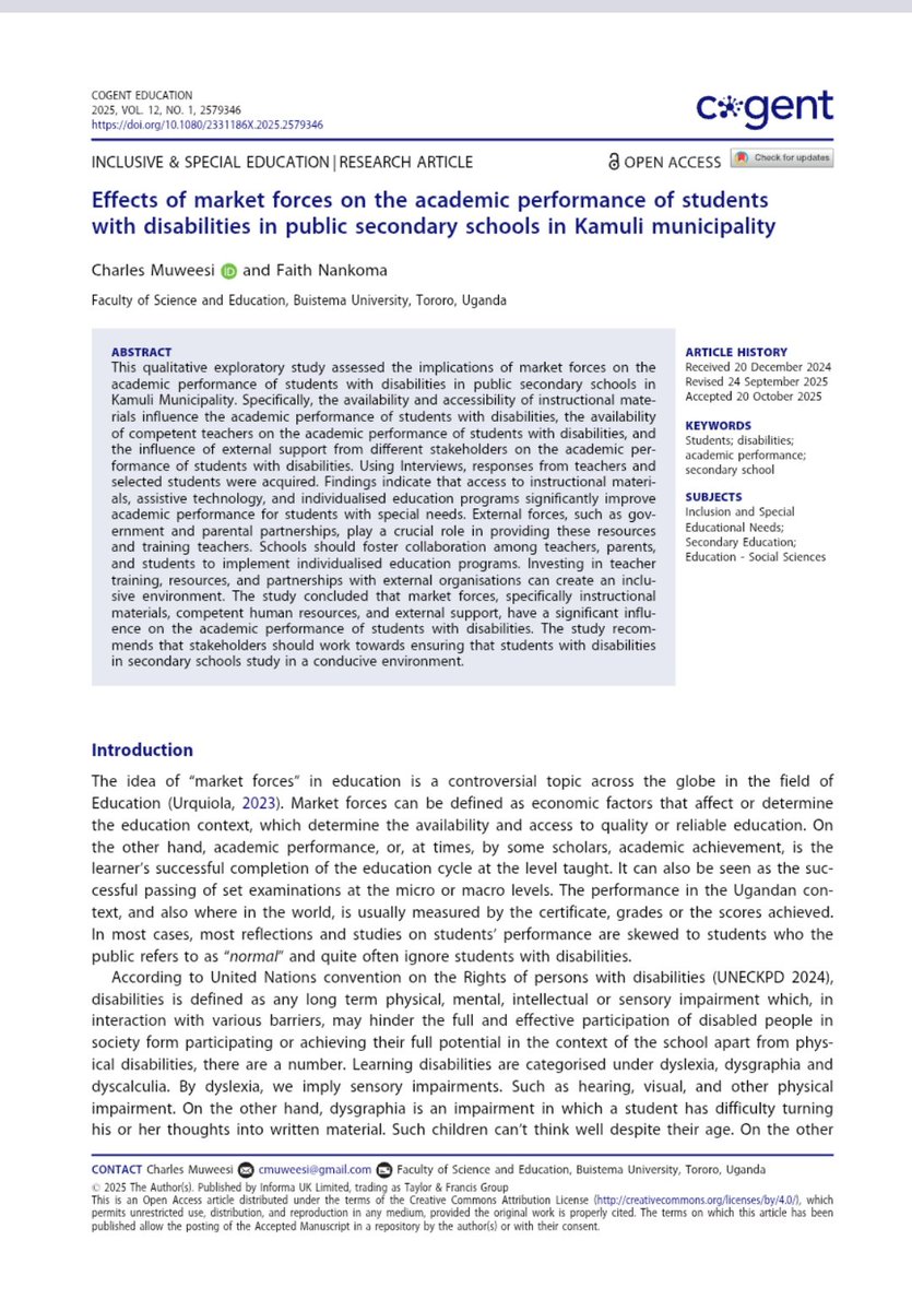 Charles Muweesi, PhD tweet media