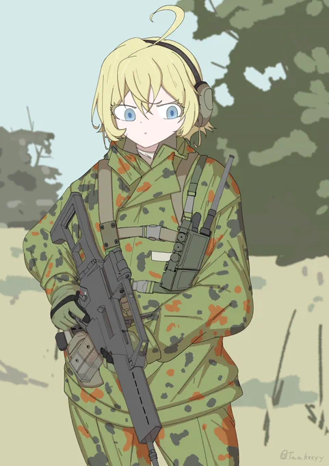#私はこういう絵を描いています ミリタリーなど