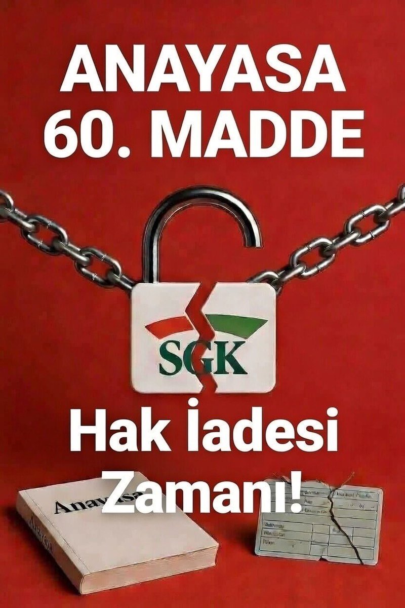 <a href="/tgrthabertv/">TGRT HABER</a> <a href="/cemkucuk55/">Cem Küçük</a> 𝐆𝐔̈𝐍𝐀𝐘𝐃𝐈𝐍 𝐓𝐔̈𝐑𝐊𝐈̇𝐘𝐄! ☀️
Anayasa 60: Devlet sosyal güvenlik sağlamak zorunda.  
SGK 1982-2008 arası 
𝐳𝐨𝐫𝐮𝐧𝐥𝐮 BAĞ-KUR tescilini yapmadı!  
Binlerce kişi 𝐞𝐦𝐞𝐤𝐥𝐢𝐥𝐢𝐤 𝐯𝐞 𝐬𝐚𝐠̆𝐥ı𝐤 hakkından mahrum kaldı.  

#BağkurTescilMağdurları #NasılBirDeğişim