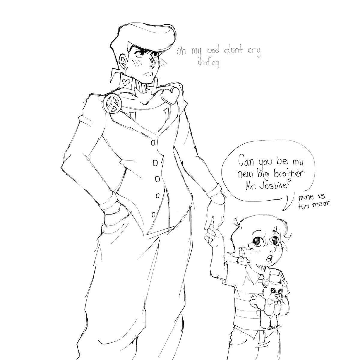 i fixed his outfit …💔💔