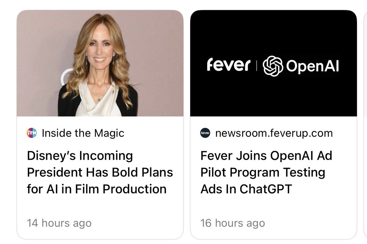 lisajey's tweet photo. Today’s headlines: AI running film sets, ads creeping into chat apps, and Hollywood praying blockbuster merch saves the year. Meanwhile authors are still told to “be authentic” faster, cheaper, and daily. 
Cool cool cool. Totally sustainable. 📚
https://t.co/dCWmPlH0xZ

https://t.co/OK8rlIW7ho
