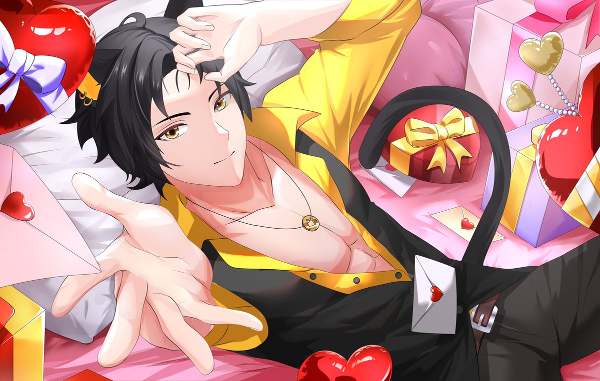 Happy Valentine's Day, my dear Lumenaries 💛💘

Cupid was onto something. Aim for the things you love, and eventually you'll hit all the right targets.

If you're feeling lonely, I'll see you tonight at 8pm AEDT over on Twitch!

🎨: <a href="/itsyukiara/">yukiarra🪽</a> 
#LumenDArt #HappyValentinesDay