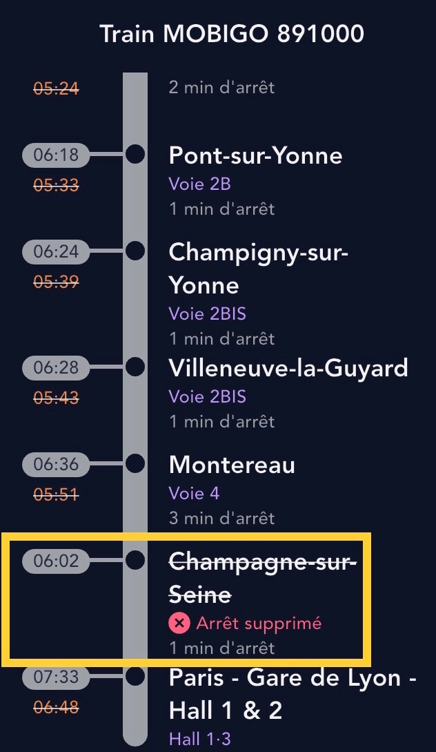 Voyageur 77sud - Ligne R tweet media