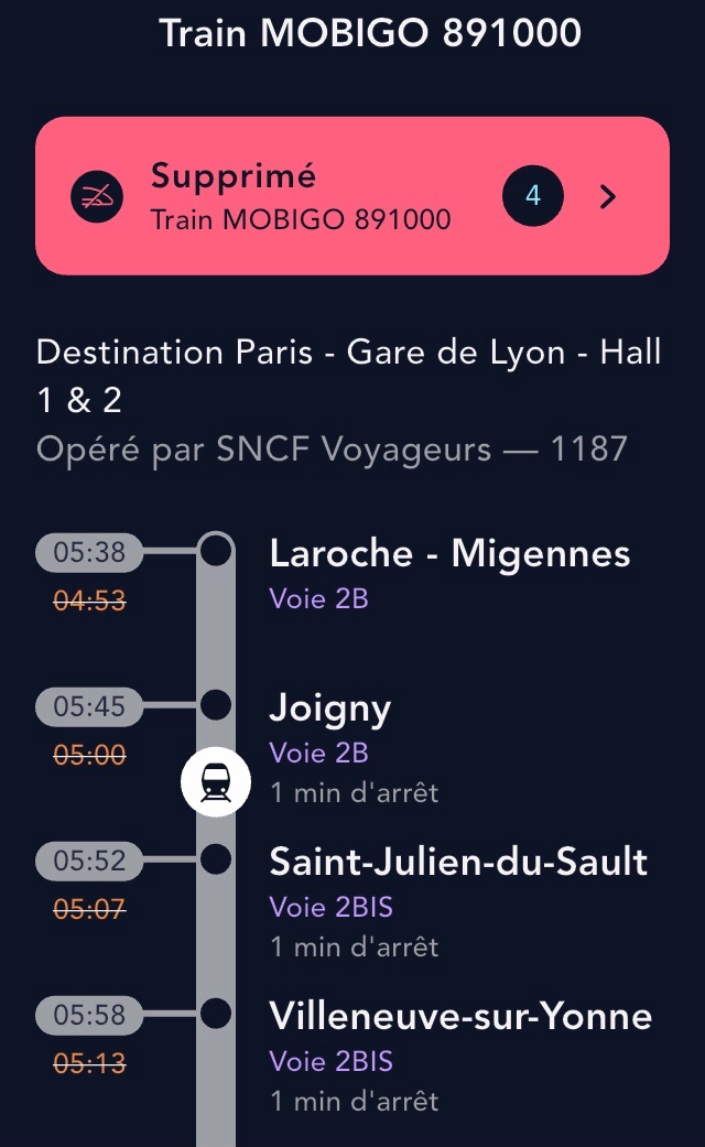 Voyageur 77sud - Ligne R tweet media