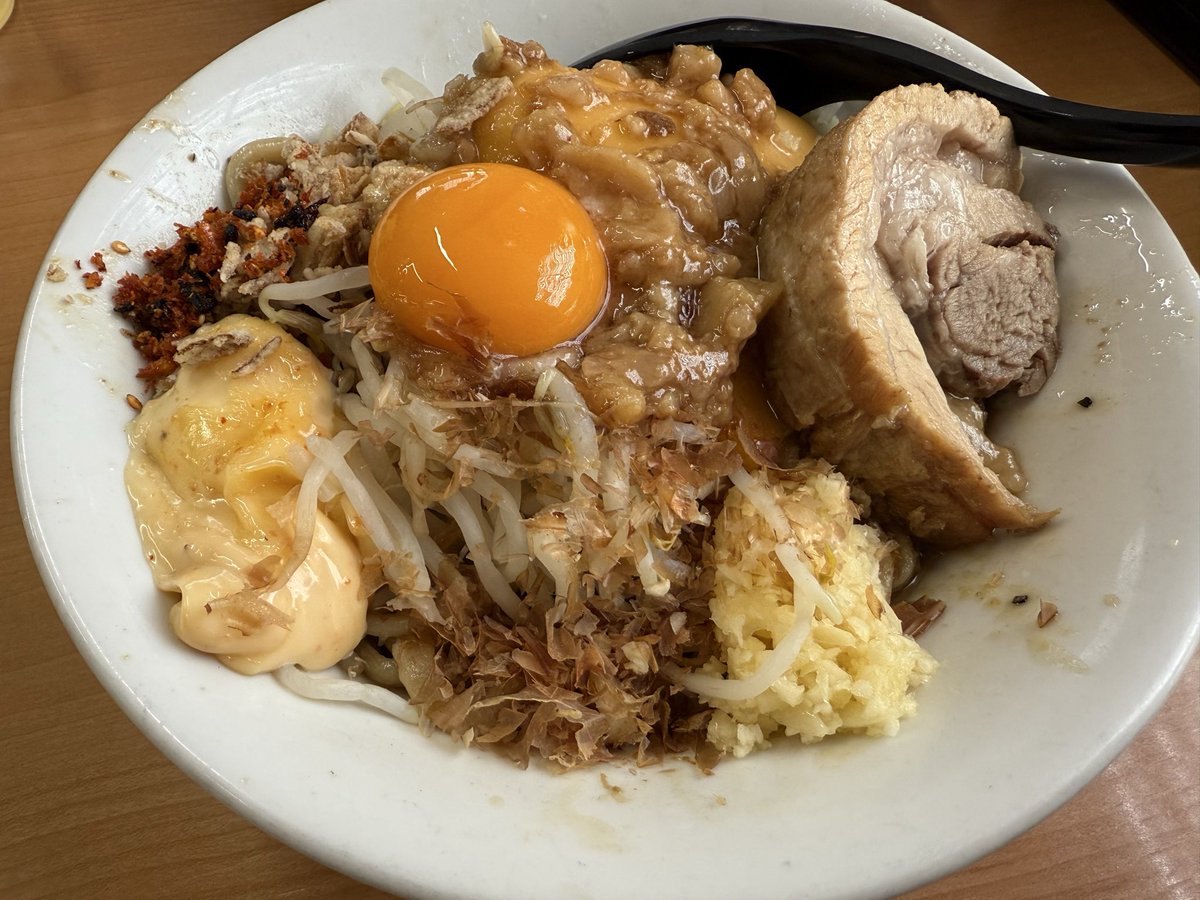 2/10 ラーメン一心　<a href="/issin2015/">ラーメン 一心</a> 
まぜそば　全マシ

めちゃくちゃ久しぶりのまぜそば！
👧🏽も喜んでたくさん食べてました🤤笑

ごちそうさまでした〜🙏！