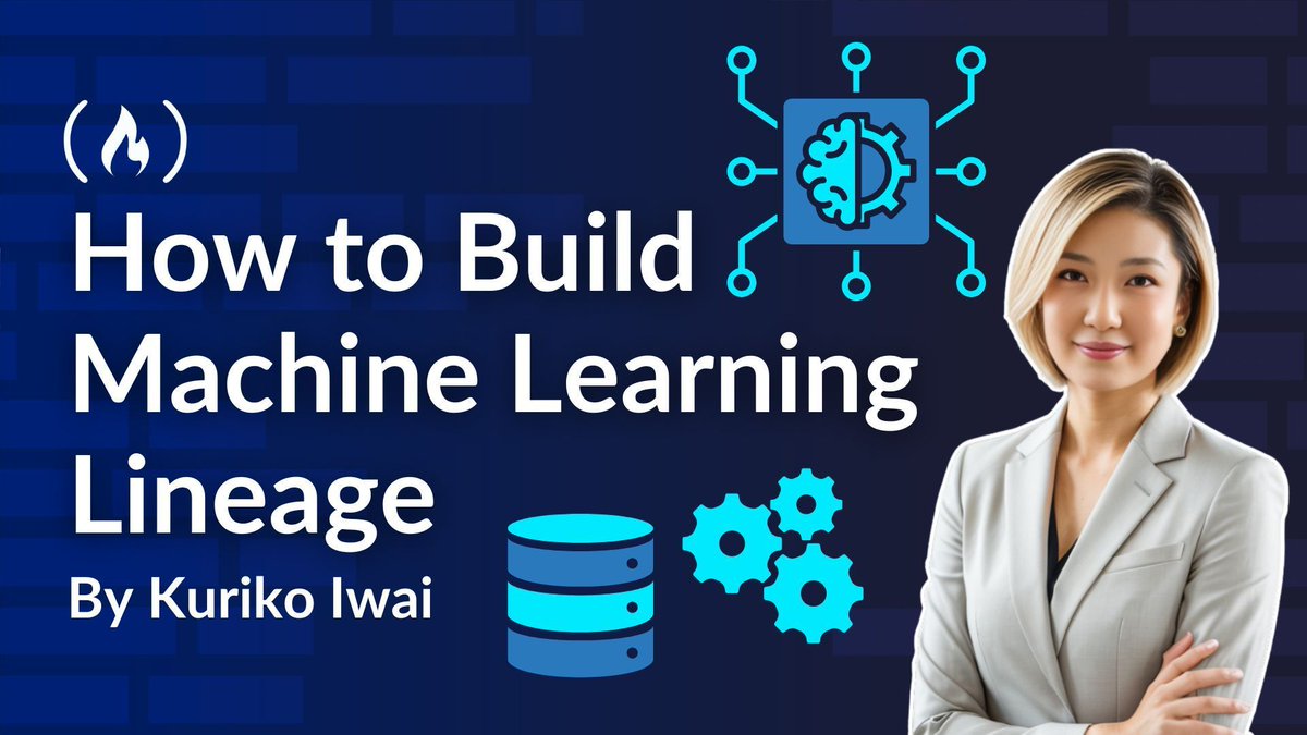freeCodeCamp's tweet photo. Machine learning lineage is a framework that helps you track and understand an ML model's whole lifecycle.

It helps with validation, tracing back through changes when models fail, providing proof of training, and more.

In this in-depth guide, Kuriko walks you through building an ML lineage using a price prediction model example.

https://t.co/DpECPzt3bk