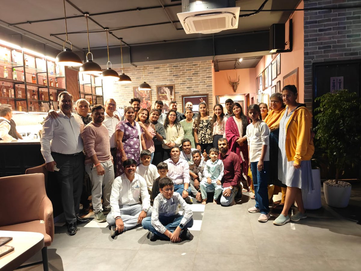 This month’s dinner brought the fun, the food, and the energy! 🥂✨

A lively evening with the Agarwal Estates family and their loved ones.
Shoutout to Iron &amp; Timber Lounge for hosting us so wonderfully! 🍴🔥

#AgarwalEstates #TeamBonding #MonthlyDinner #GoodTimes #OfficeCulture