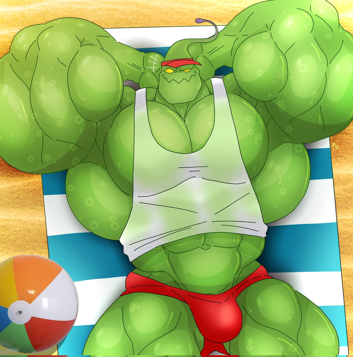 Forgot to post this one here too.

Big Zac on the beach
Comm by Nic024Draws
(As a gift for Zuffie, but I also loved How it looked like so welcome to My Zac arc lol)