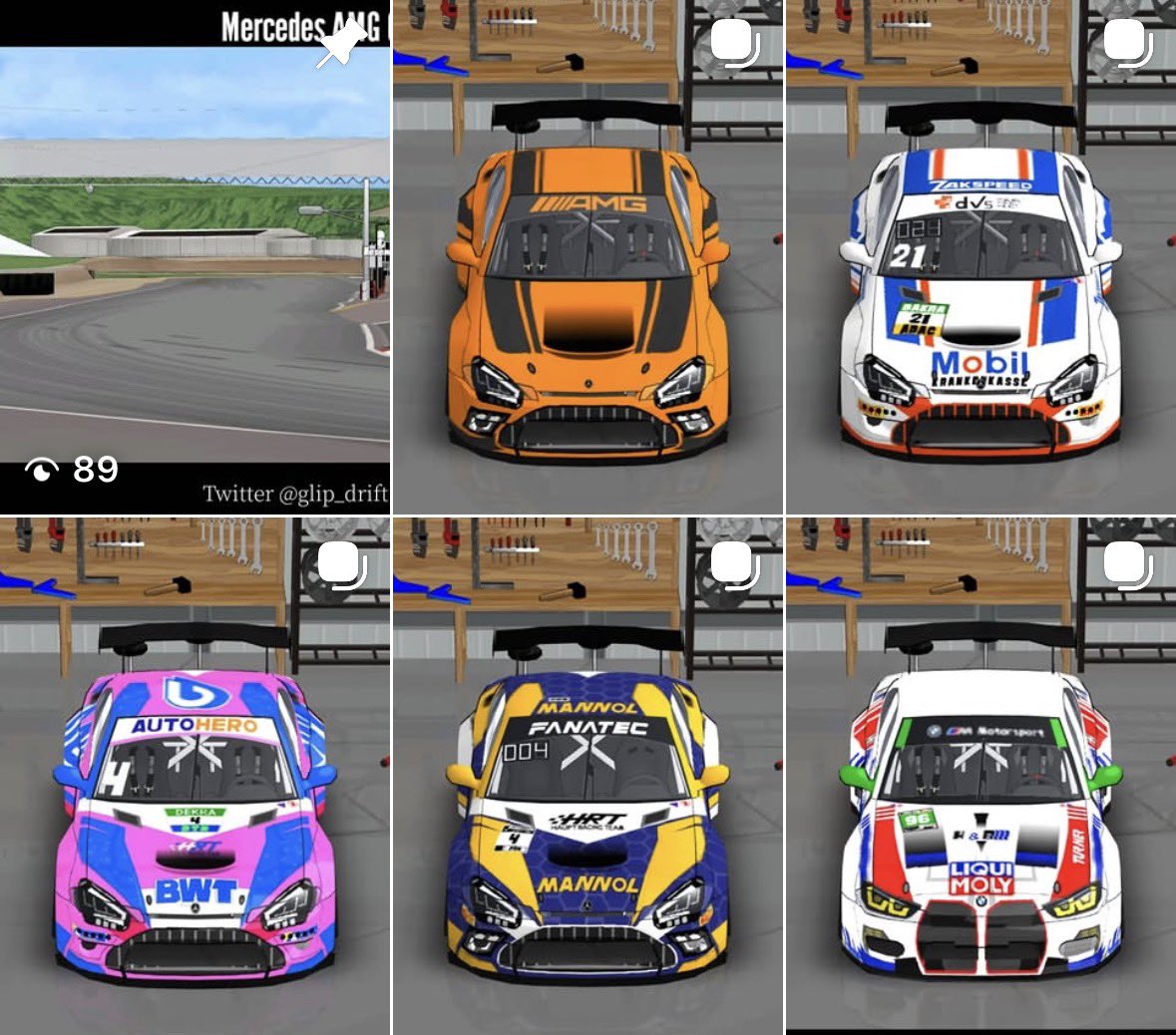 glip_drift's tweet photo. 2,3年ぶりにFRLのリバリーを作ろうかな
6種類既にあるAMGでマンバカラーでもいいし、せっかくならDTM車両作りたいからミルコのランボルギーニもアリ
ただ、今はEVOしかないからEVO2も作らないと…ってなるとSSRのポルシェがあるからそれもついでに作れるわけで…
あとはバンテージのEVOも…時間ない。 https://t.co/yAO7jMJYFF