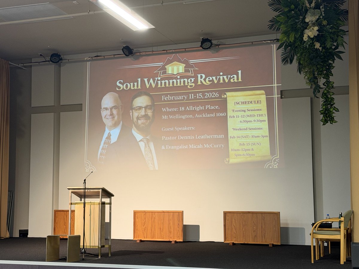 I’m going to need to have a conversation with whoever thought my face needed to be this big on the promo poster for this revival meeting🤦‍♂️ This is going to keep people away, not bring them in😂