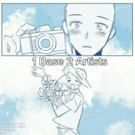 SillyGoose820's tweet image. Did a 2 artists 1 base piece with my friend! Thank you so much Rose you always inspire me to draw better &amp;lt;3

I added both of ours, mine up lose and the template we used! 

#2artists #1base #art #challenge #collab #digitalart