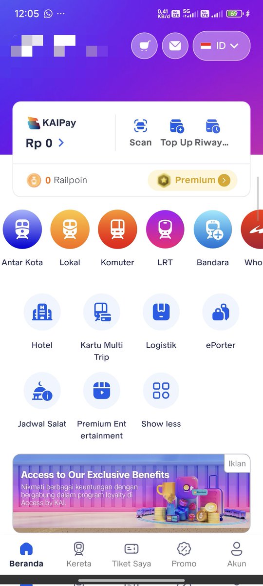 Sakharosi's tweet photo. Agak kaget sih.
Fitur Top Up Listrik di Access by KAI tidak bisa dipakai, bahkan sekarang menunya tidak ditemukan.
Apakah sedang maintenance atau memang sudah tidak tersedia lagi?
Mohon klarifikasinya @KAI121.
#AccessbyKAI #KAIPay #LayananDigital #TopUpListrik https://t.co/y0qFs6RYxJ