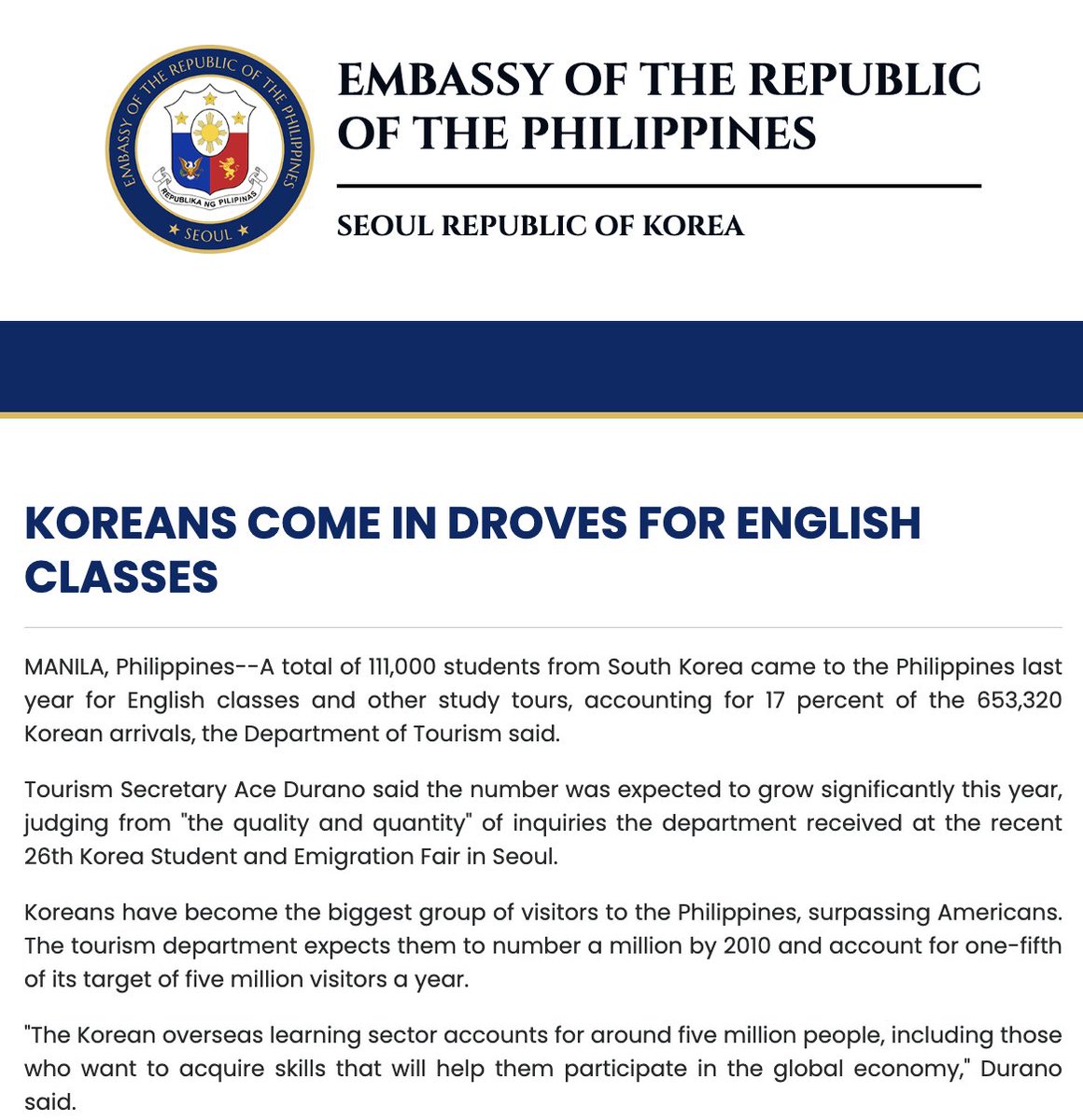 jepestela's tweet photo. koreans see seablings as inferior because of economy. want to exploit our women, labor, and resources to solve korea's domestic problems but then enroll in PH universities just to learn affordable and high-quality english. y'all wannabe white https://t.co/DU6sY7Zb6t