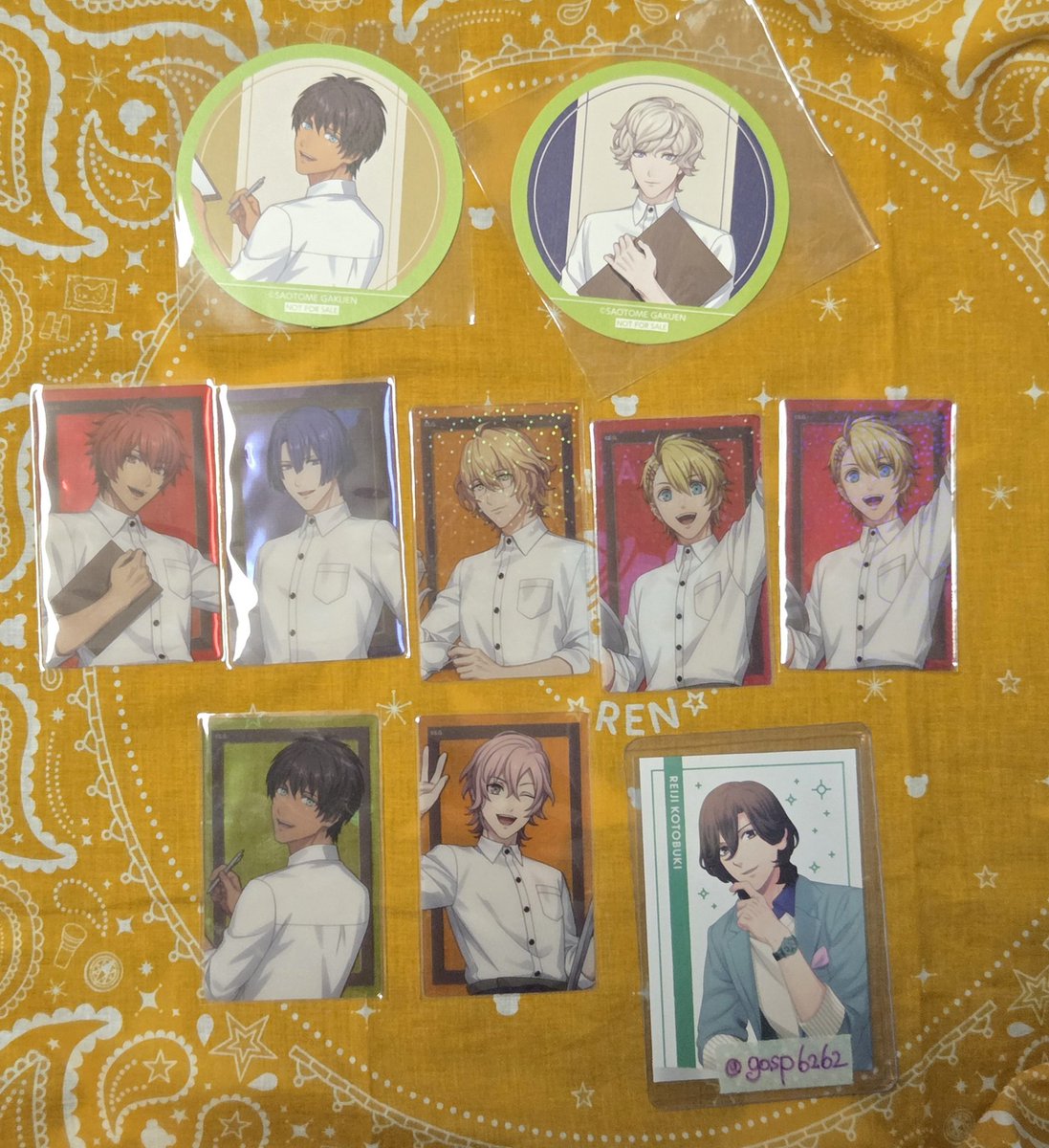 交換/譲渡】うたプリ スイパラ ライエモ ①クリアカード クリカ ②