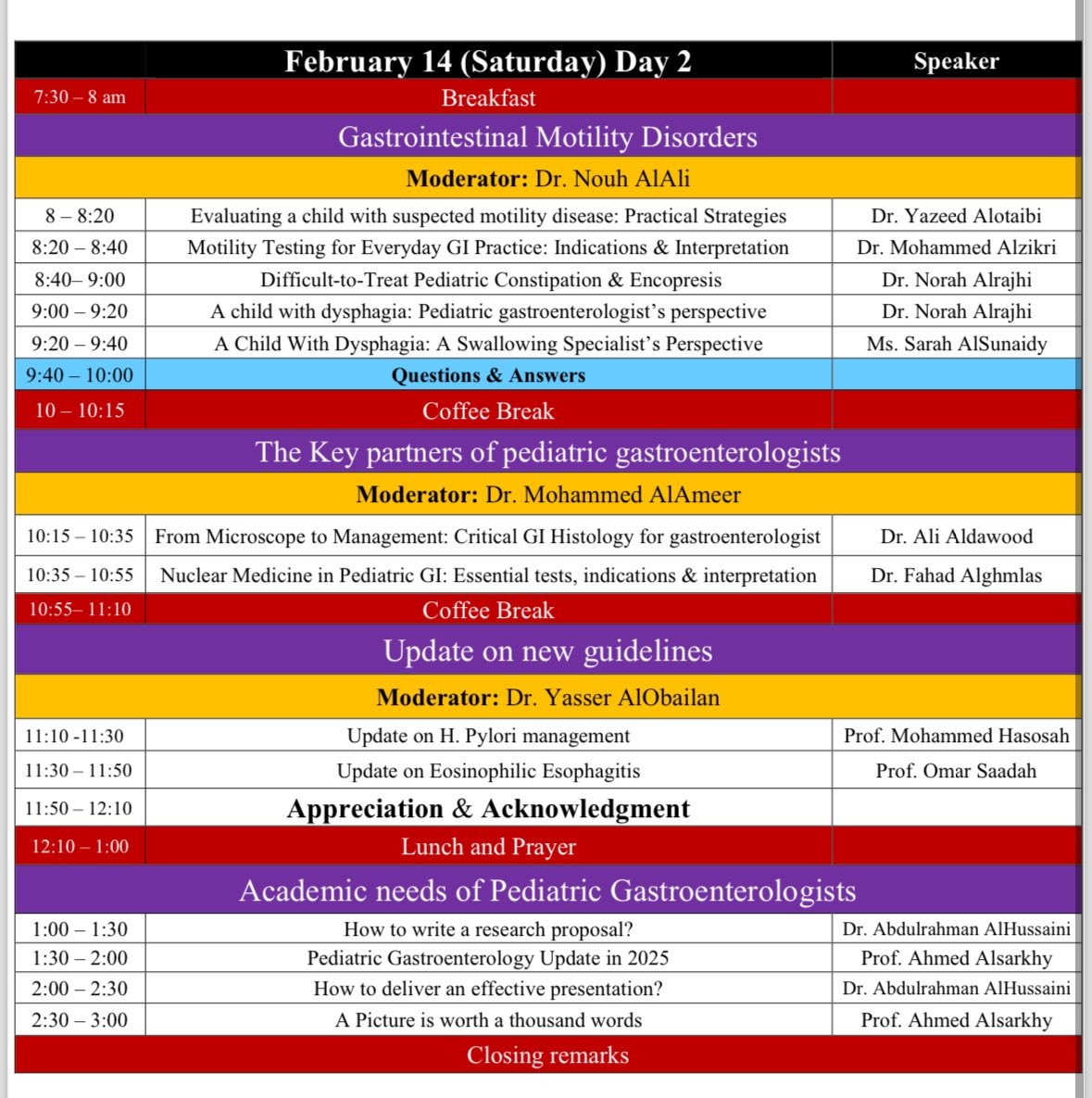 alhussaini_aa's tweet photo. يسرني الإعلان عن الندوة العلمية بعنوان  
The Saudi Pediatric Gastroenterology Winter School 2026 
في تخصص أمراض الجهاز الهضمي لدى الأطفال,تستهدف الأطباء في مجال التخصص وأطباء الأطفال العام،والممرضين وأخصائي التغذية، في يومي ١٣ و ١٤ فبراير المقبل. تم إعتماد ١١ ساعة تعليمية
للتسجيل امسح الكود تحت