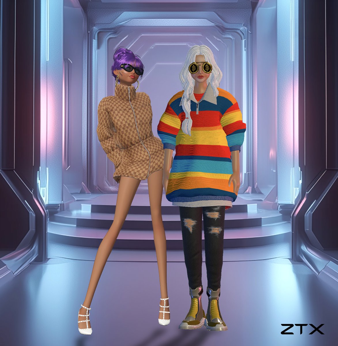 byasiaminor's tweet photo. #ZTXMobilePlaytest Day 6 is giving legs, Gucci, Colorful Polos and BTC Sunnies! ๐ what else could a girl want? https://t.co/SHNFNgsrAa
